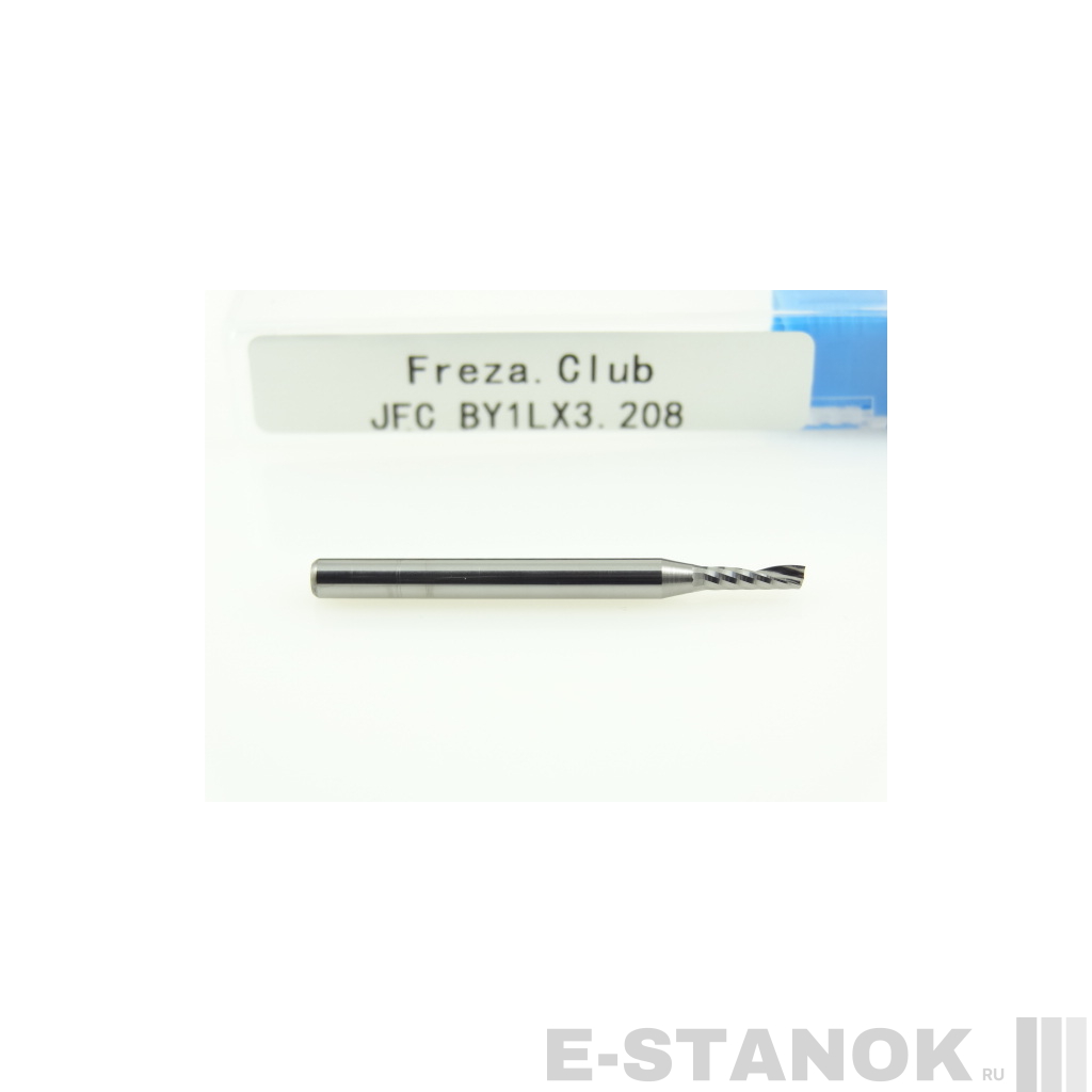 Фреза по акрилу JFC: диам. 2 мм, хвост. 3.175 мм, реж. длина 8 мм