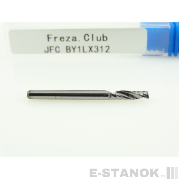 Фреза по акрилу JFC: диам. 3 мм, реж. длина 12 мм