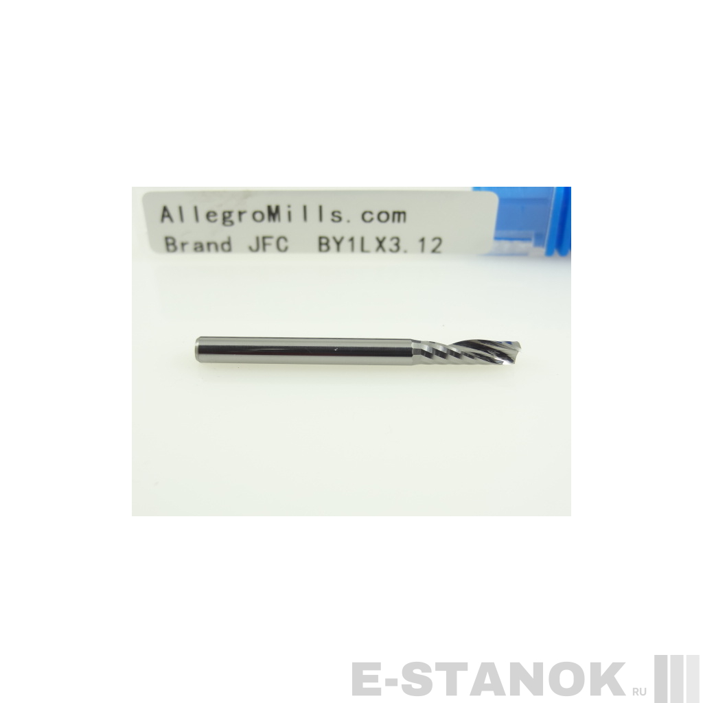 Фреза по акрилу JFC: диам. 3.175 мм, реж. длина 12 мм