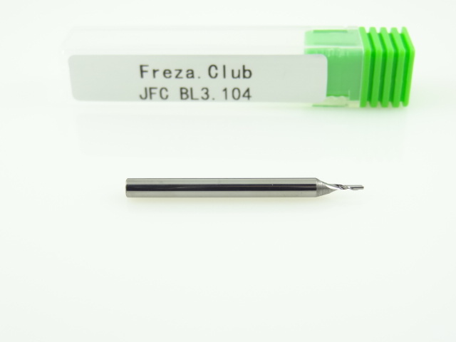 Фреза по алюминию JFC: диам. 1 мм, хвост. 3.175 мм, реж. длина 4 мм Фреза по алюминию JFC: диам. 1 мм, хвост. 3.175 мм, реж. длина 4 мм