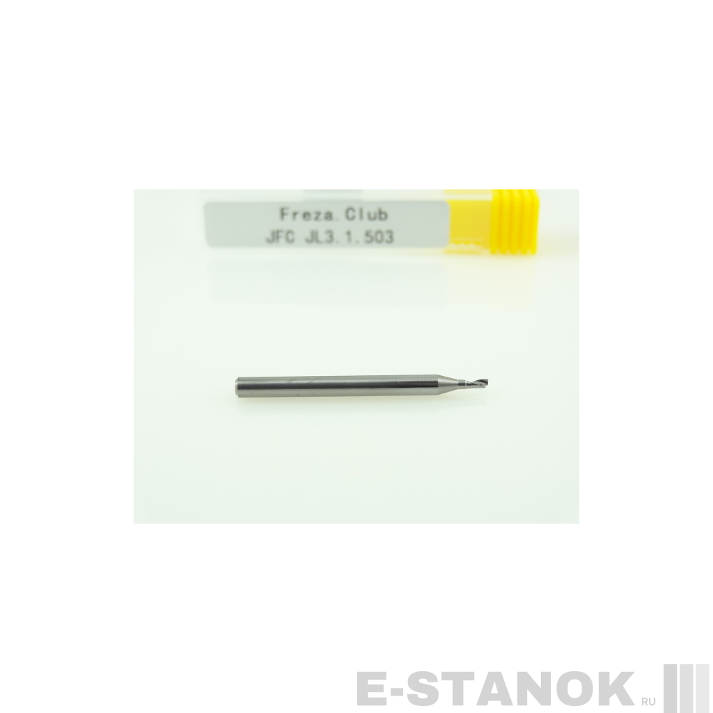 Фреза по алюминию JFC: диам. 1.5 мм, хвост. 3.175 мм, реж. длина 3 мм