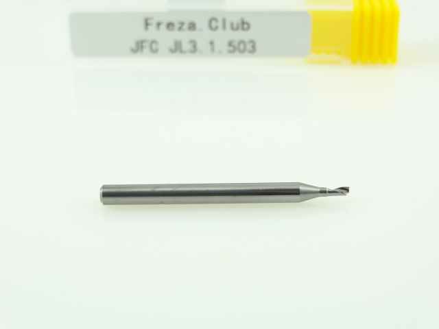 Фреза по алюминию JFC: диам. 1.5 мм, хвост. 3.175 мм, реж. длина 3 мм Фреза по алюминию JFC: диам. 1.5 мм, хвост. 3.175 мм, реж. длина 3 мм