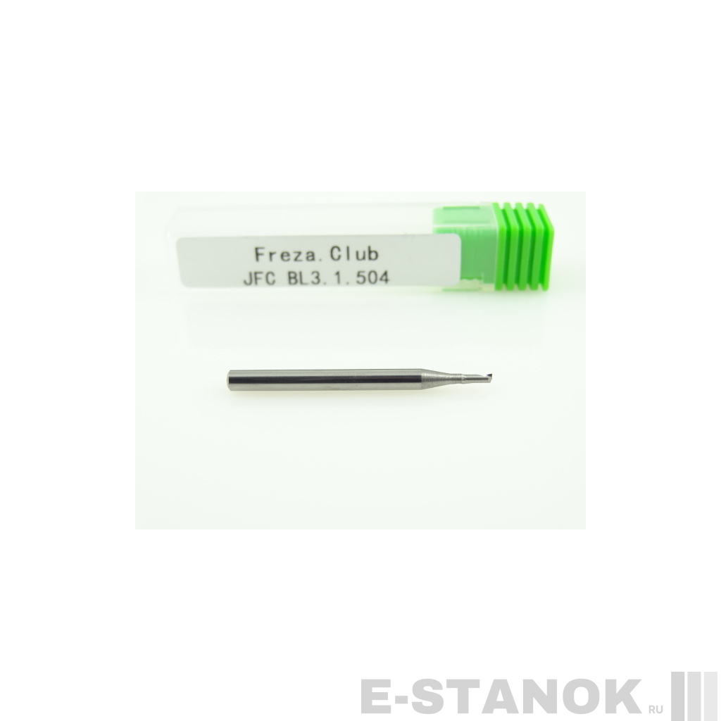 Фреза по алюминию JFC: диам. 1.5 мм, хвост. 3.175 мм, реж. длина 4 мм