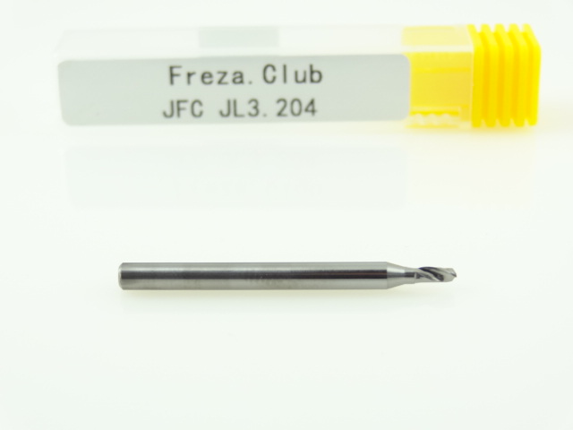 Фреза по алюминию JFC: диам. 2 мм, хвост. 3.175 мм, реж. длина 4 мм Фреза по алюминию JFC: диам. 2 мм, хвост. 3.175 мм, реж. длина 4 мм
