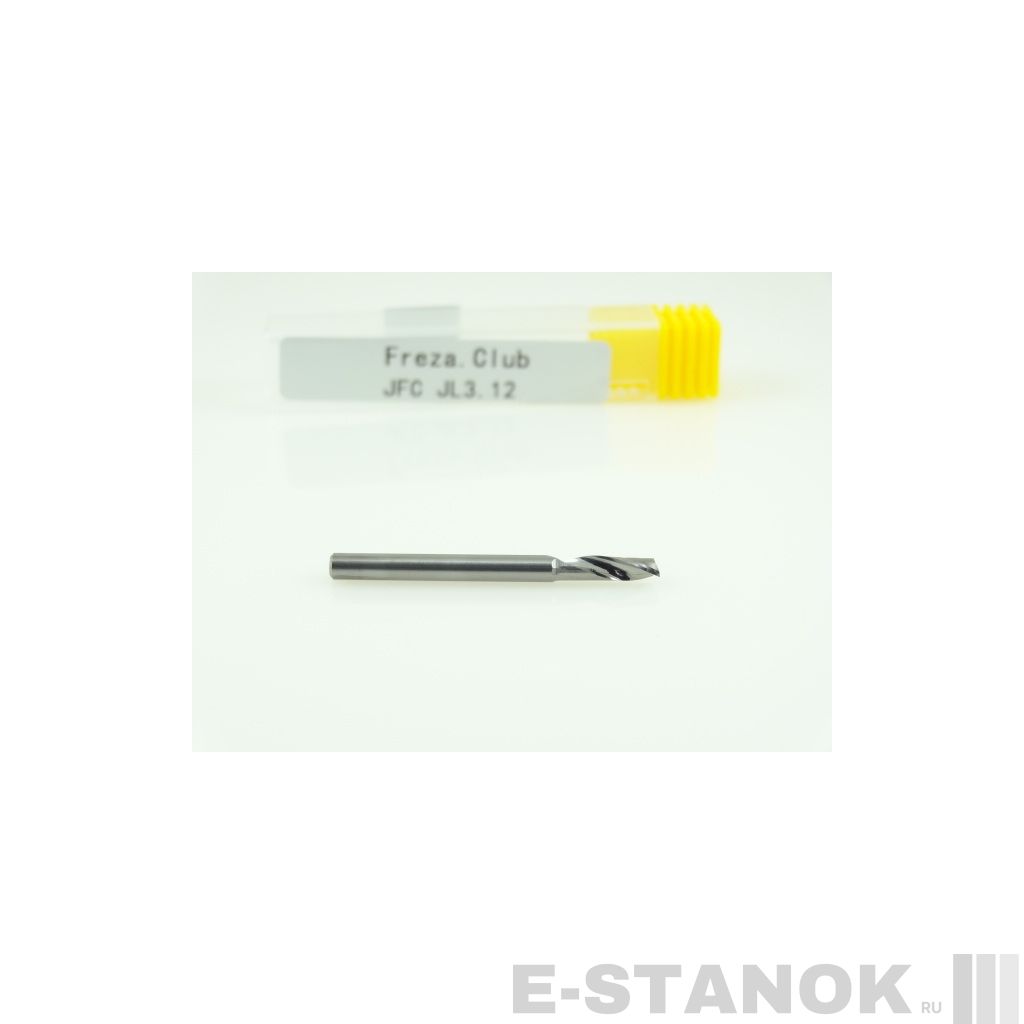 Фреза по алюминию JFC: диам. 3.175 мм, реж. длина 12 мм