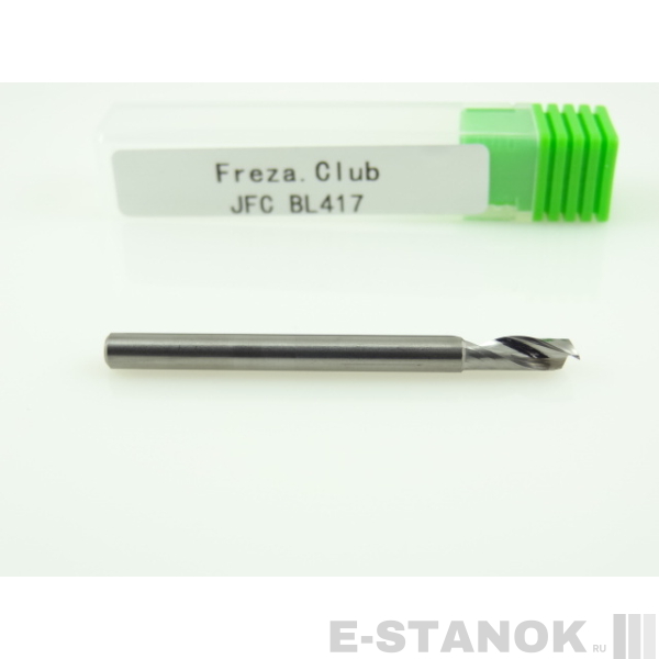 Фреза по алюминию JFC: диам. 4 мм, реж. длина 17 мм