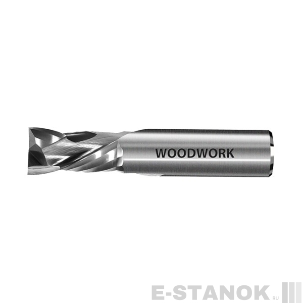 Компрессионная двухзаходная фреза WoodWork: диам. 6 мм, раб. длина 22 мм