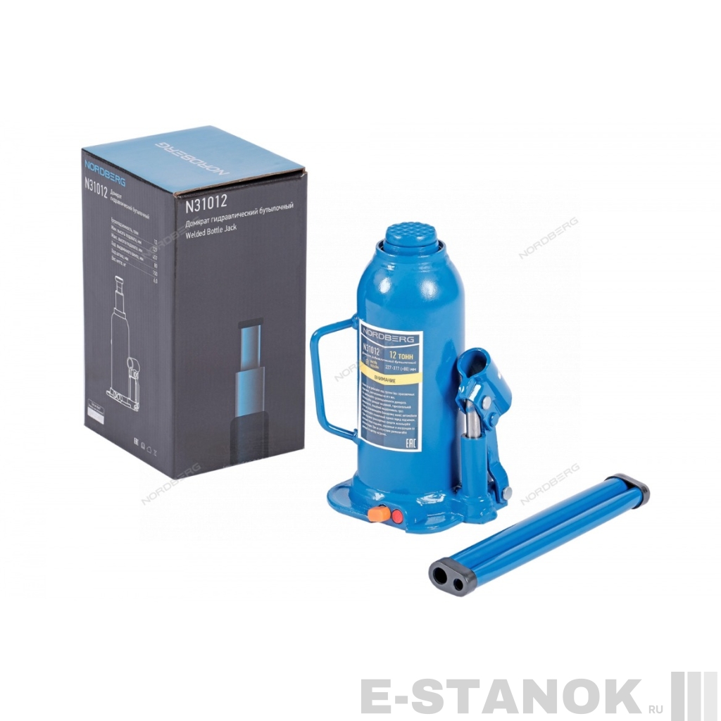 N31012 Nordberg Домкрат бутылочный, 12 т