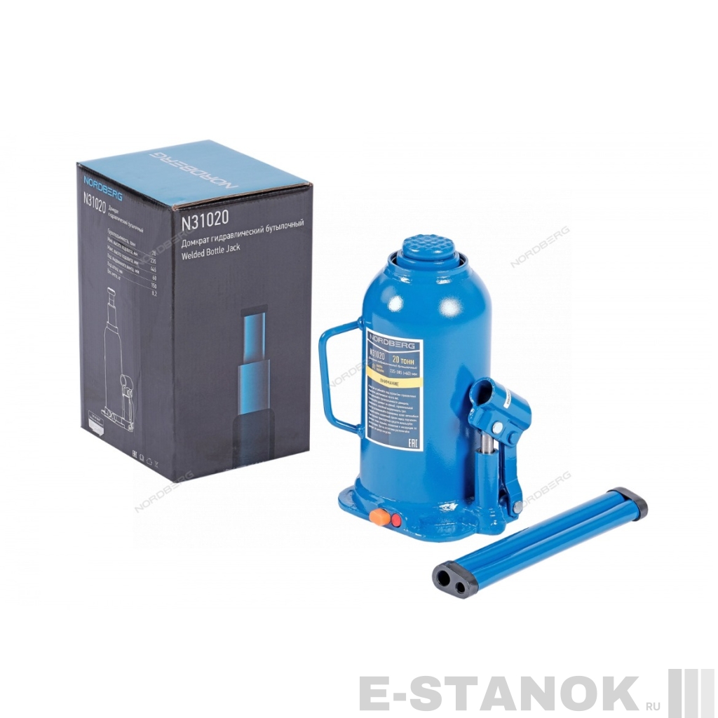 N31020 Nordberg Домкрат бутылочный, 20 т