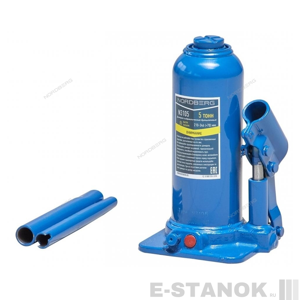 N3105 NORDBERG Домкрат бутылочный, г/п 5 т