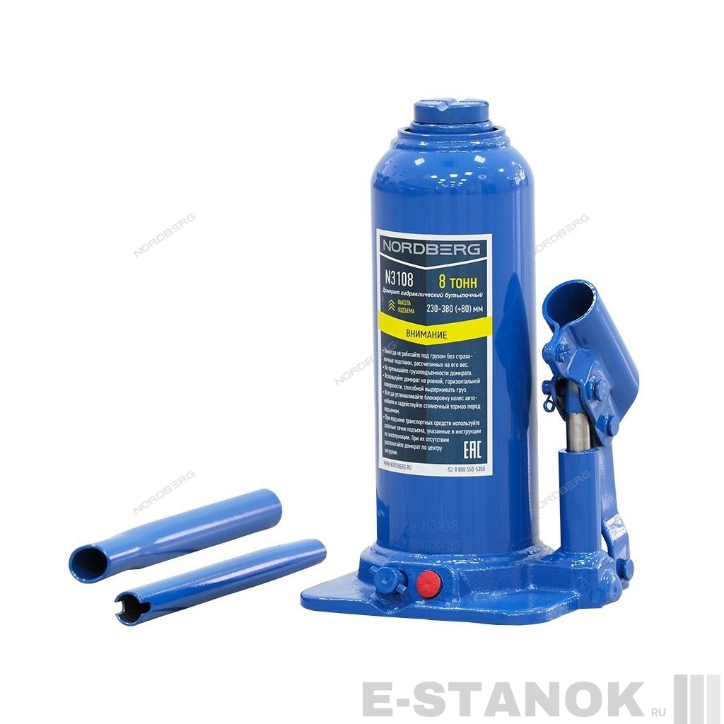 N3108 NORDBERG Домкрат бутылочный, г/п 8 т
