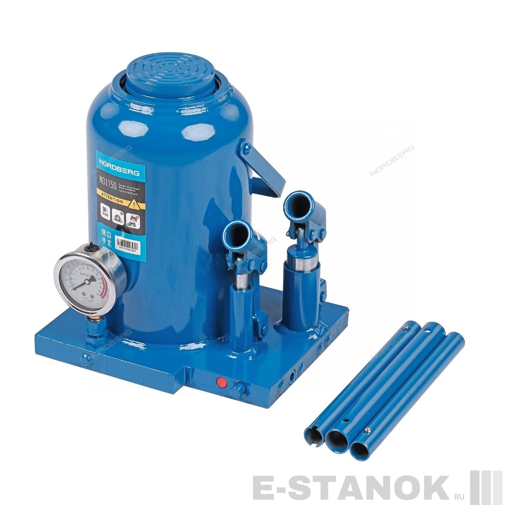 N31150 Nordberg Домкрат бутылочный двухплунжерный, 50 т