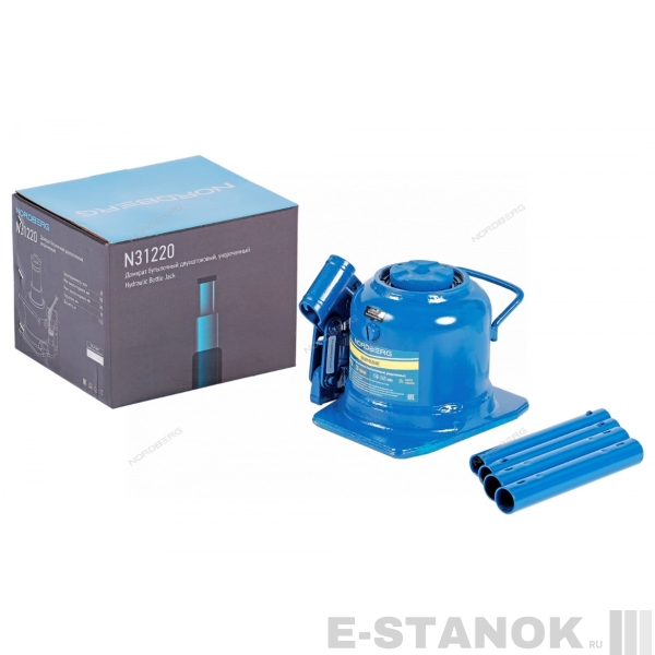 N31220 Nordberg Домкрат бутылочный двухштоковый, укороченный, 20 т