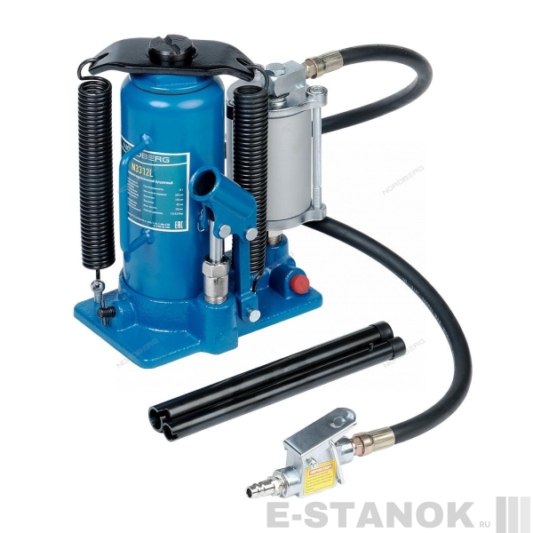 N31312 Nordberg Домкрат бутылочный пневмогидравлический, 12 т
