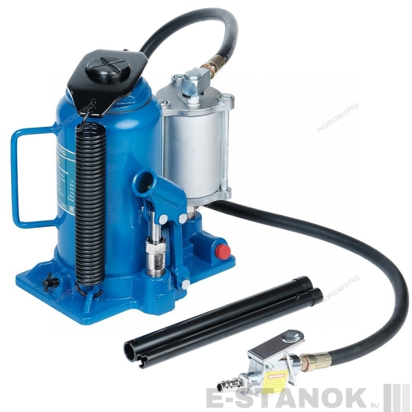 N31320 NORDBERG Домкрат бутылочный пневмогидравлический, 20 т