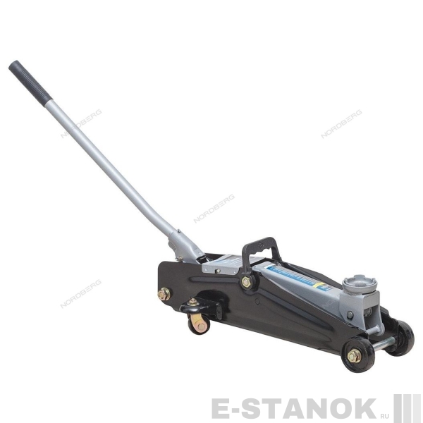 N3202EC NORDBERG Домкрат подкатной для автолюбителя 2т в кейсе, Н=135-385 мм