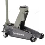 N32030G NORDBERG Домкрат подкатной 3 тонн 120-450 мм с резиновой насадкой серый