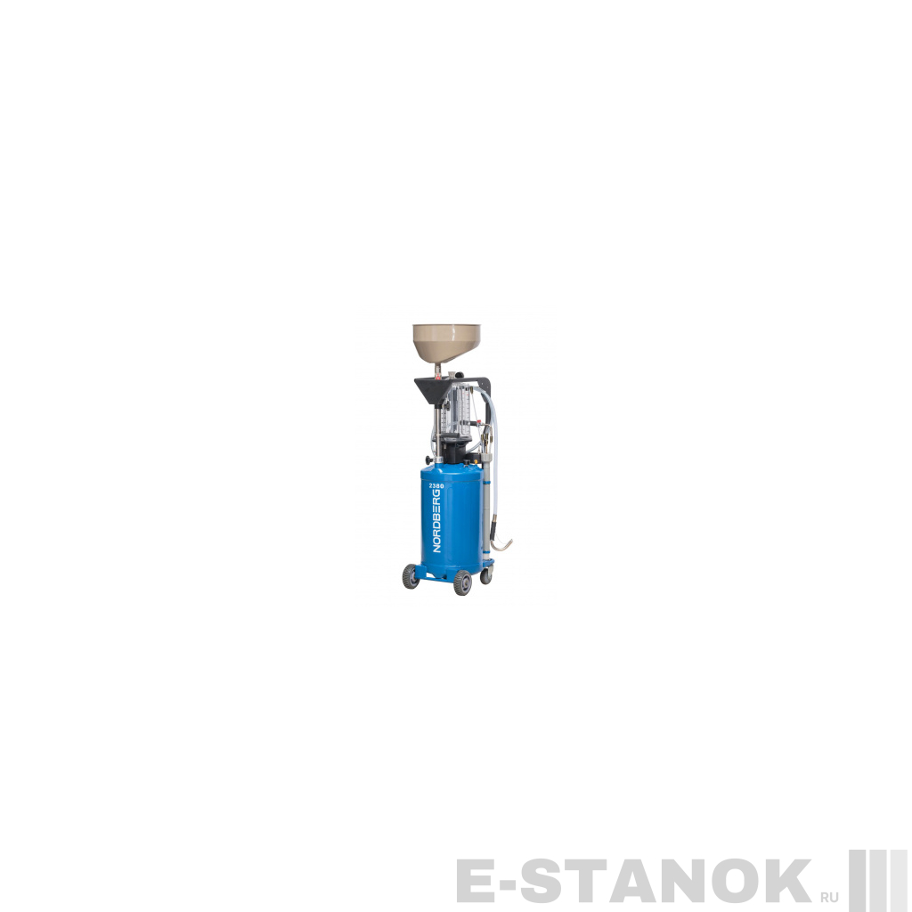 NORDBERG 2380 Установка для сбора масла с вакуумной откачкой 80л, 6 щупов, адаптеры