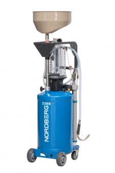 NORDBERG 2380 Установка для сбора масла с вакуумной откачкой 80л, 6 щупов, адаптеры NORDBERG 2380 Установка для сбора масла с вакуумной откачкой 80л, 6 щупов, адаптеры
