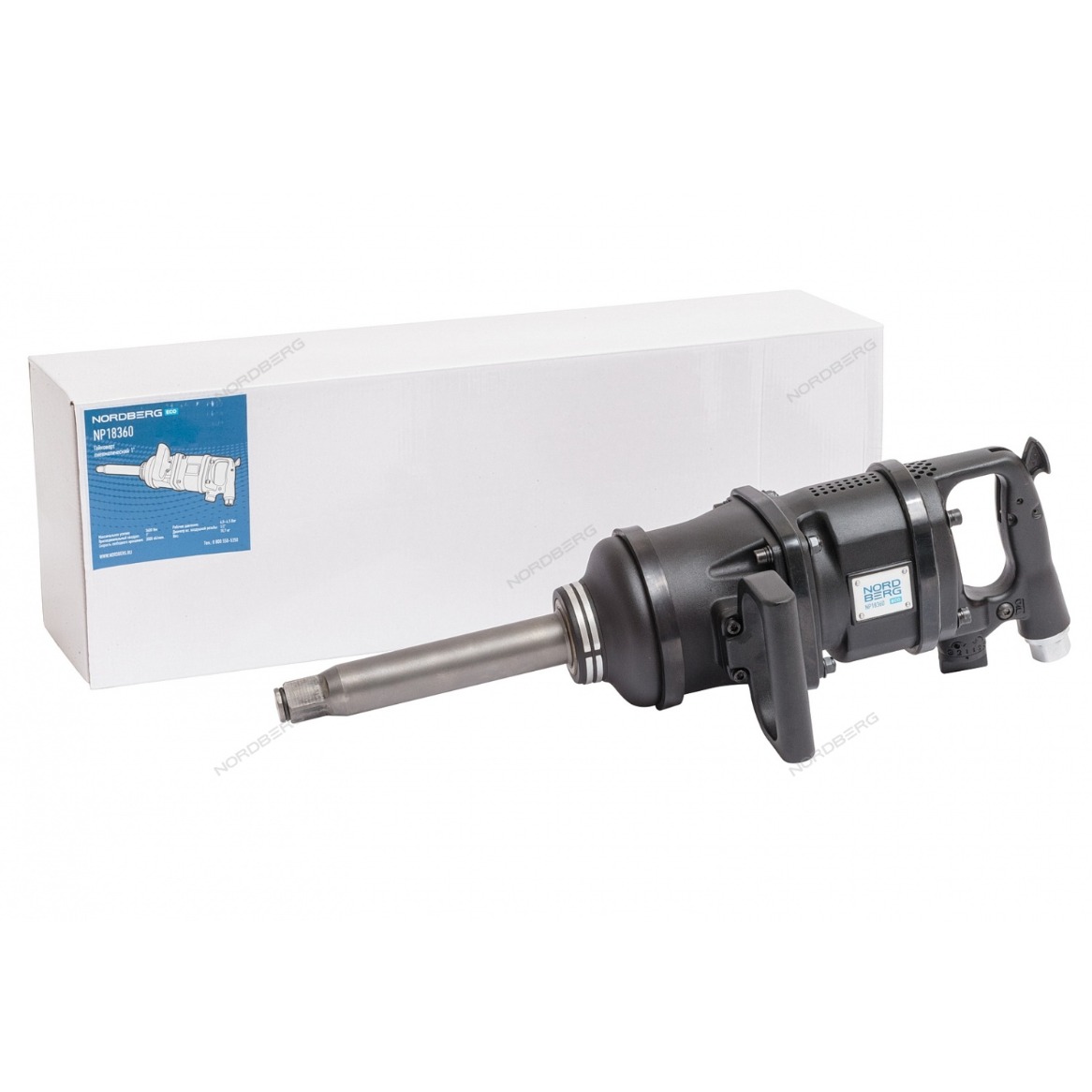 NP18360 NORDBERG ECO Пневмогайковерт для грузовых авто 1", 3600 нм NP18360 NORDBERG ECO Пневмогайковерт для грузовых авто 1", 3600 нм
