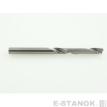 Однозаходная фреза DJTOL N: диам. 3.175 мм, реж. длина 22 мм