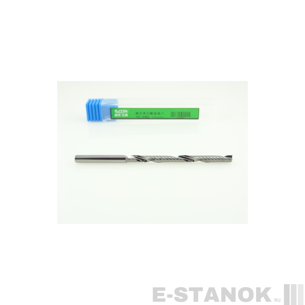 Однозаходная фреза DJTOL N: диам. 4 мм, реж. длина 52 мм