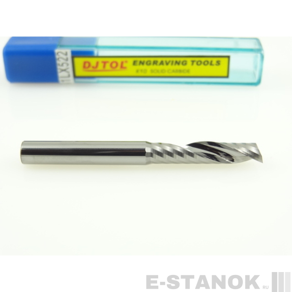 Однозаходная фреза DJTOL N: диам. 5 мм, реж. длина 22 мм
