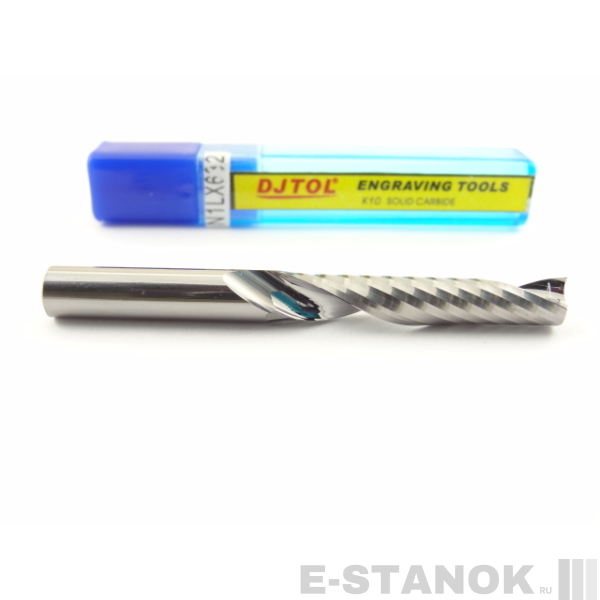 Однозаходная фреза DJTOL N: диам. 6 мм, реж. длина 32 мм