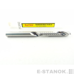 Однозаходная фреза DJTOL N: диам. 6 мм, реж. длина 42 мм