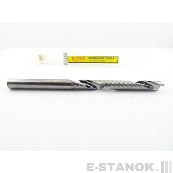 Однозаходная фреза DJTOL N: диам. 6 мм, реж. длина 52 мм