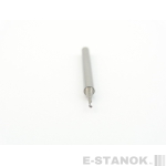 Однозаходная фреза DJTOL N: хвост. 3.175 мм, диам. 1 мм, реж. длина 4 мм