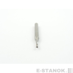 Однозаходная фреза DJTOL N: хвост. 3.175 мм, диам. 1.5 мм, реж. длина 8 мм