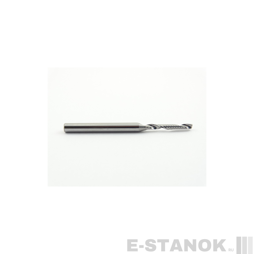 Однозаходная фреза DJTOL N: хвост. 3.175 мм, диам. 2 мм, реж. длина 15 мм