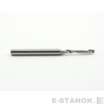 Однозаходная фреза DJTOL N: хвост. 3.175 мм, диам. 2 мм, реж. длина 15 мм