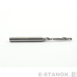 Однозаходная фреза DJTOL N: хвост. 3.175 мм, диам. 2 мм, реж. длина 17 мм