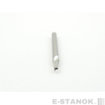 Однозаходная фреза DJTOL N: хвост. 3.175 мм, диам. 2 мм, реж. длина 5 мм