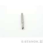 Однозаходная фреза DJTOL N: хвост. 3.175 мм, диам. 2.5 мм, реж. длина 10 мм