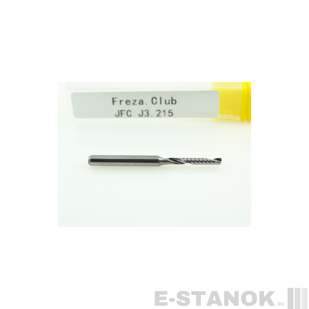 Однозаходная фреза JFC: диам. 2 мм, хвост. 3.175 мм, реж. длина 15 мм
