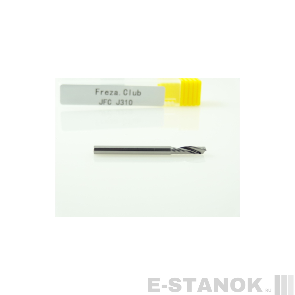 Однозаходная фреза JFC: диам. 3 мм, реж. длина 10 мм