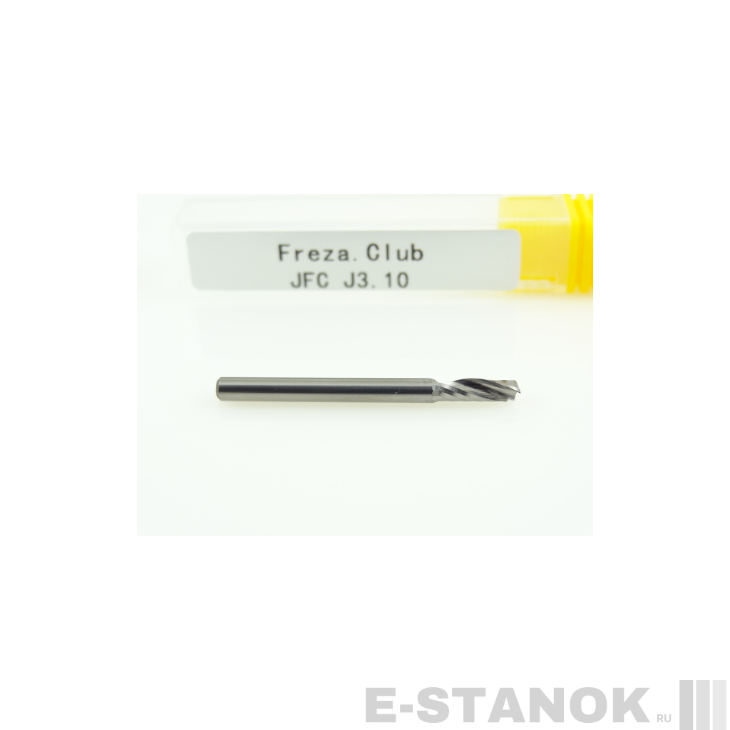 Однозаходная фреза JFC: диам. 3.175 мм, реж. длина 10 мм