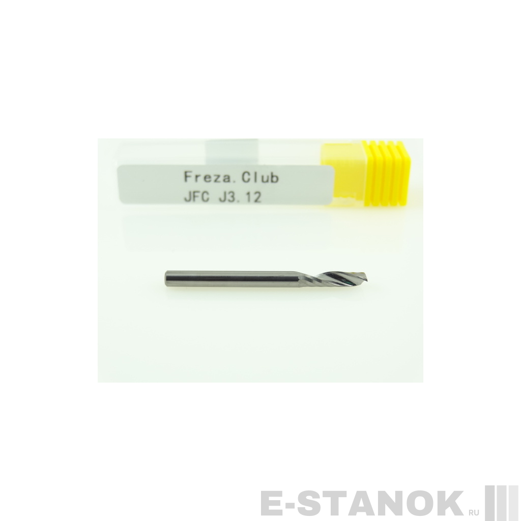 Однозаходная фреза JFC: диам. 3.175 мм, реж. длина 12 мм