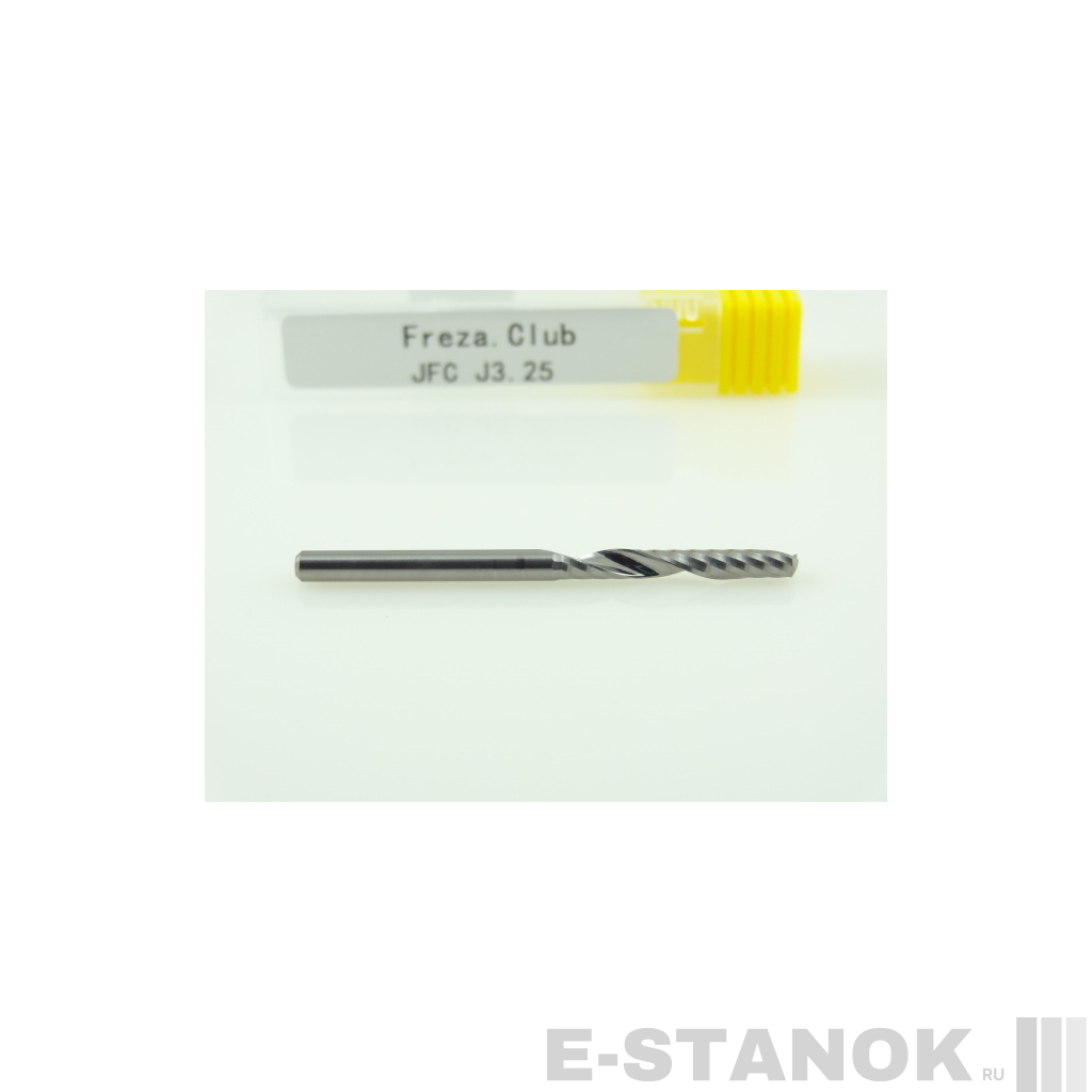 Однозаходная фреза JFC: диам. 3.175 мм, реж. длина 25 мм
