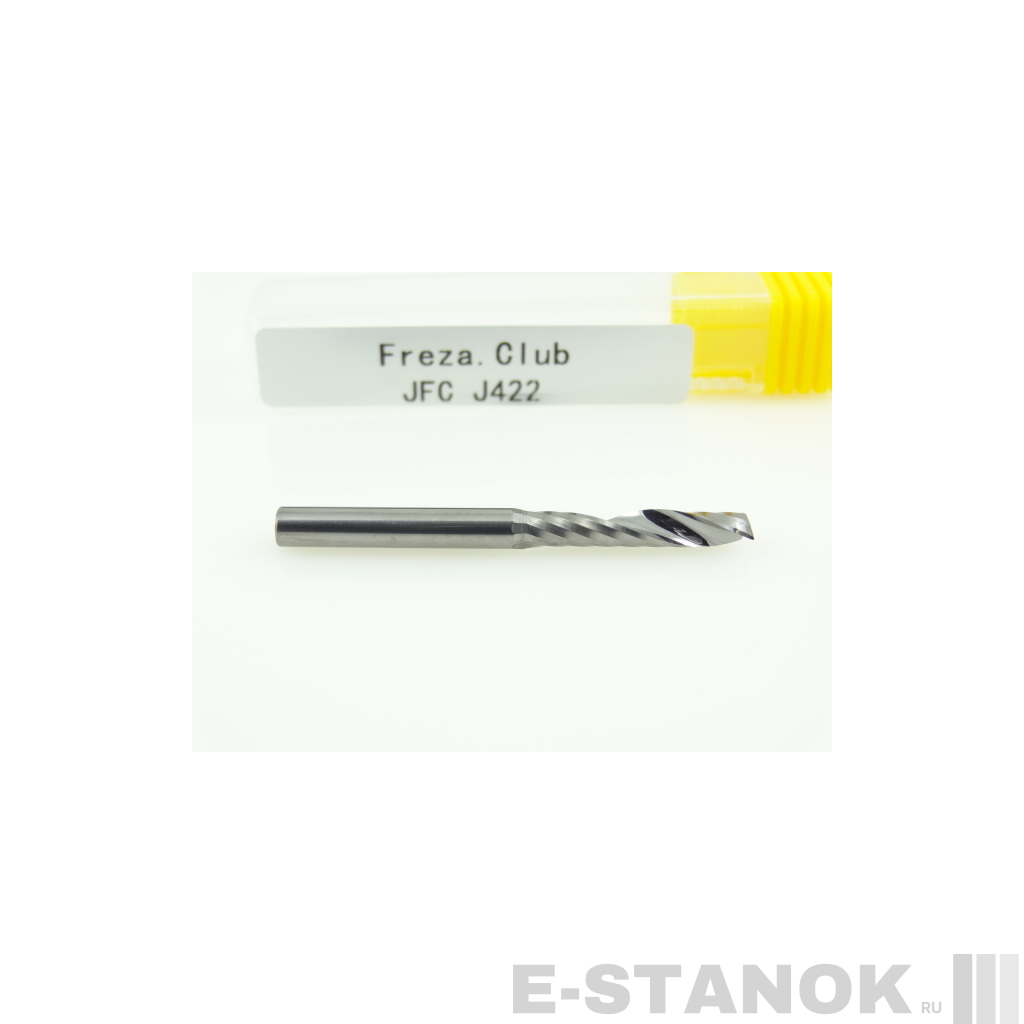 Однозаходная фреза JFC: диам. 4 мм, реж. длина 22 мм