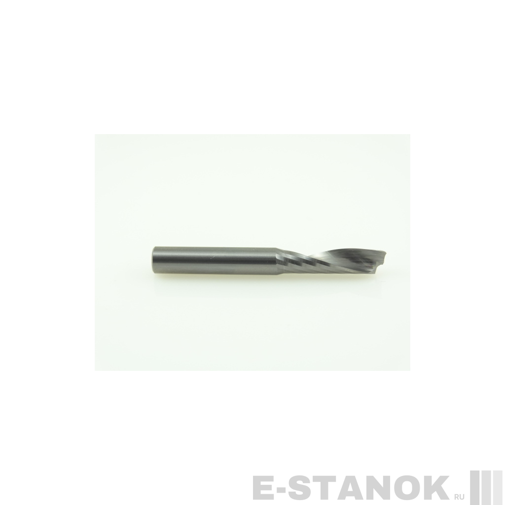 Однозаходная фреза по алюминию Альма S: диам. 6 мм, реж. длина 22 мм