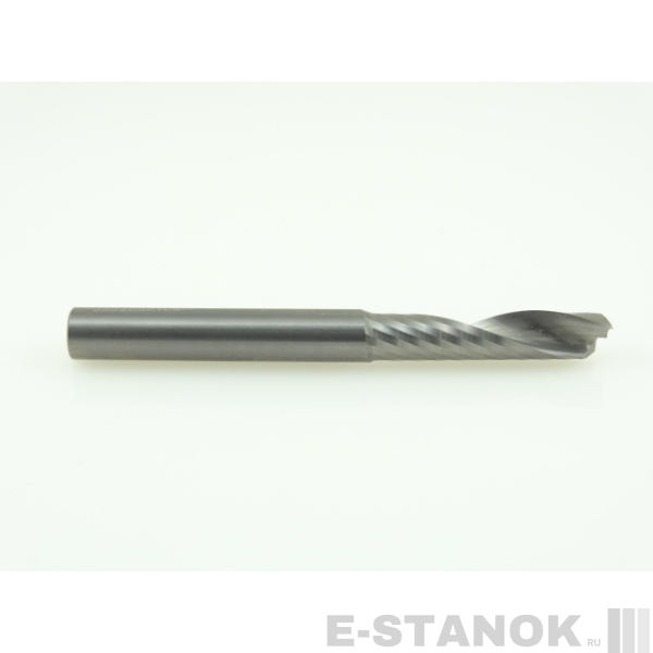 Однозаходная фреза по алюминию Альма S: диам. 6 мм, реж. длина 26 мм