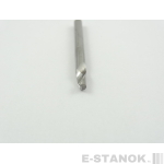 Однозаходная фреза по алюминию DJTOL 3A: диам. 3,175 мм, реж. длина 6 мм