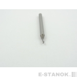 Однозаходная фреза по алюминию DJTOL A: диам. 1.5 мм, хвост. 3,175 мм, реж. длина 3 мм