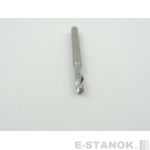 Однозаходная фреза по алюминию DJTOL A: диам. 3,175 мм, реж. длина 12 мм