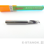 Однозаходная фреза по алюминию DJTOL A: диам. 4 мм, реж. длина 12 мм