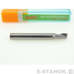 Однозаходная фреза по алюминию DJTOL A: диам. 5 мм, реж. длина 10 мм